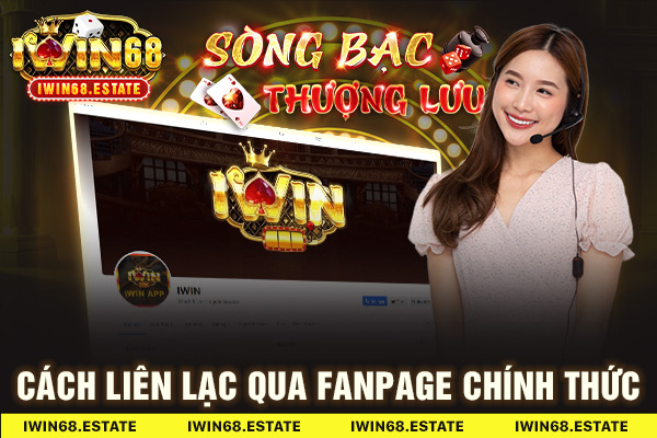 Cách liên lạc qua Fanpage chính thức